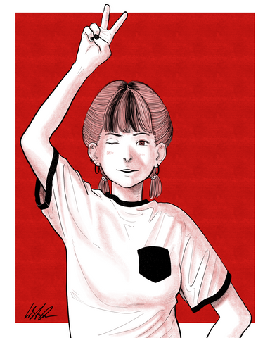 “Genki” print