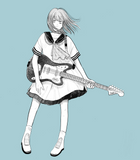 Blue Guitar Girl